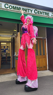Costume Design - Pink stilt fairy